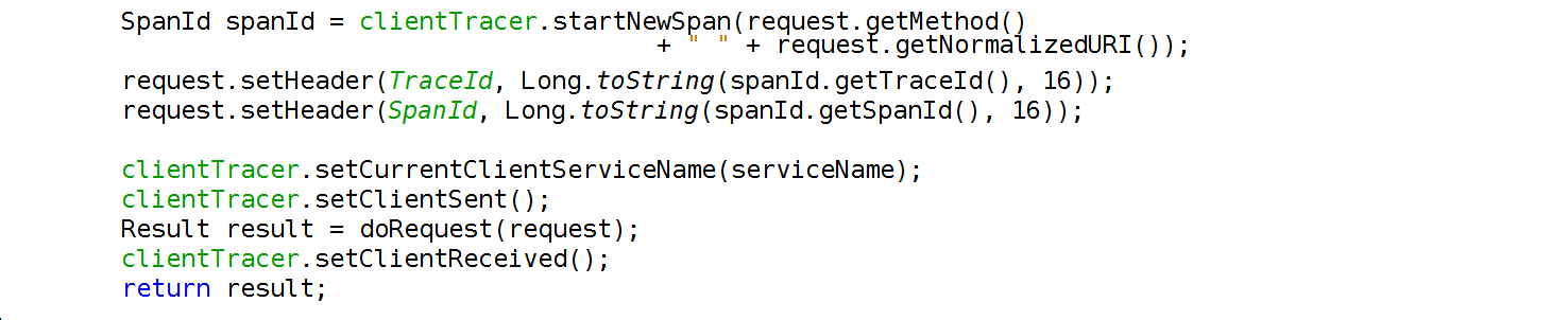 Zipkin instrumentation with headers