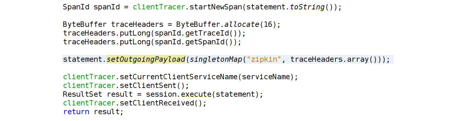 Full stack Zipkin tracing