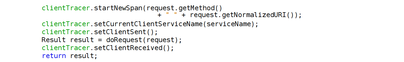 Zipkin simple instrumentation